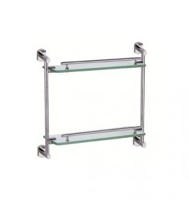 double glass shelf