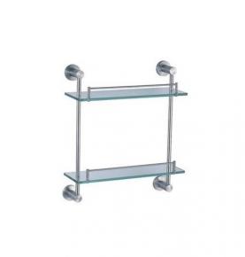 double glass shelf